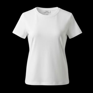 Magaschoni White Short Sleeve T-Shirt Size Medium